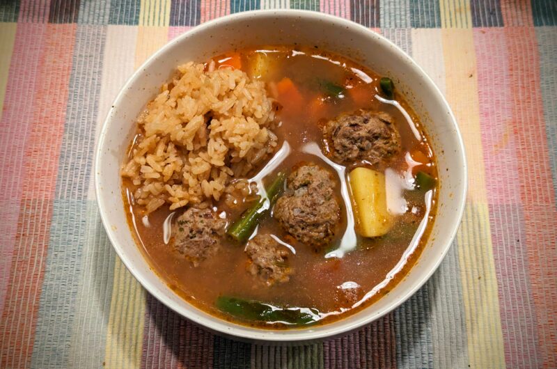 Albondigas soup