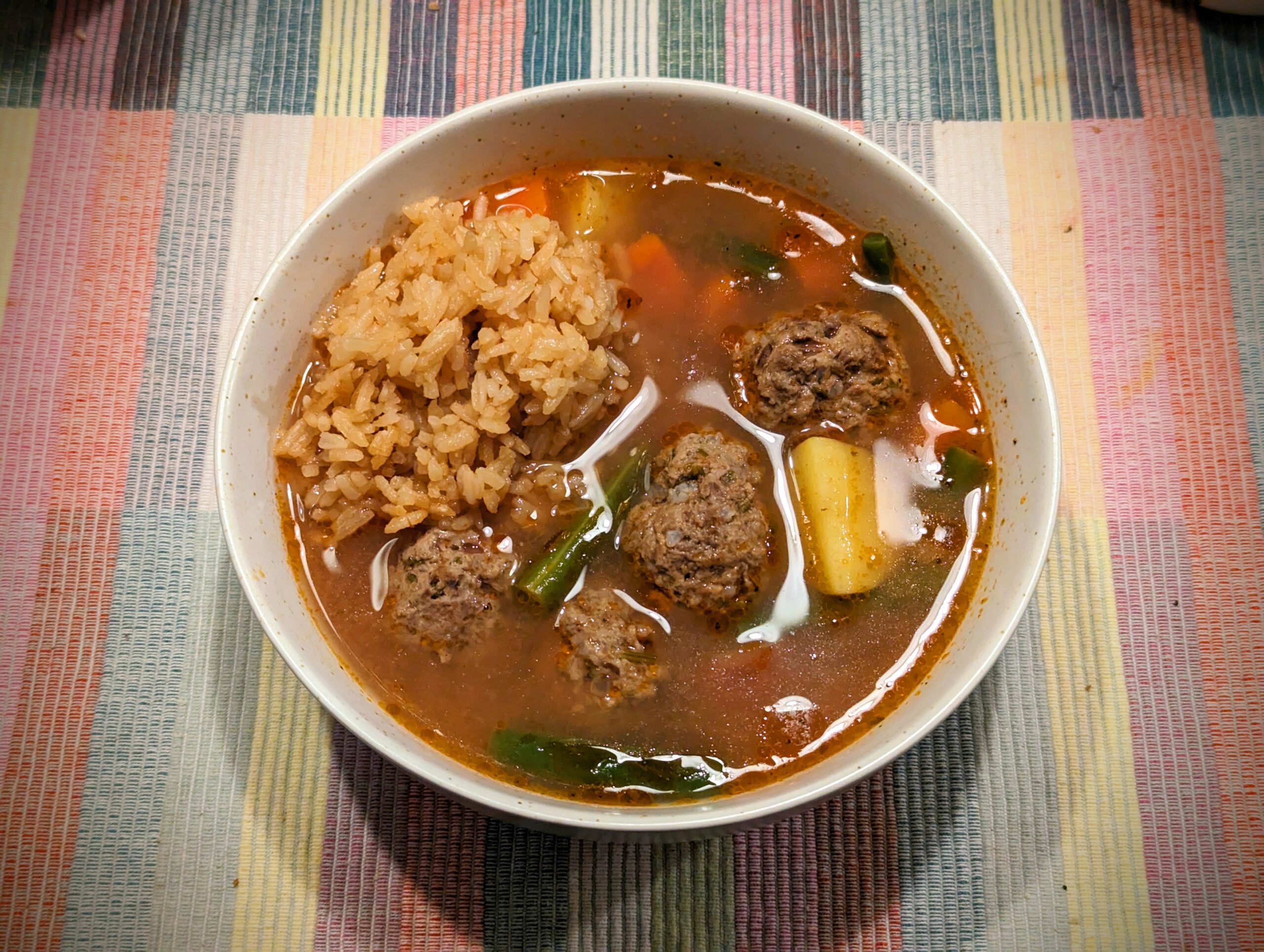 Bowl of albondigas